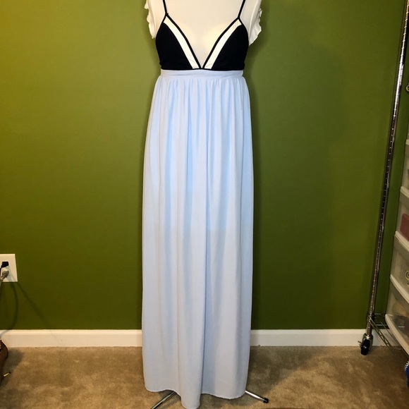 Quinn Color Block Maxi Dress - Picture 1 of 4